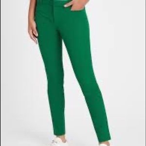 Banana Republic Sloan pants (green)